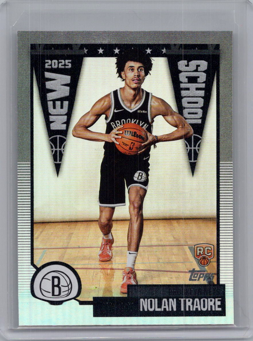 2025-26 Topps #NS-19 Nolan Traore New School Brooklyn Nets