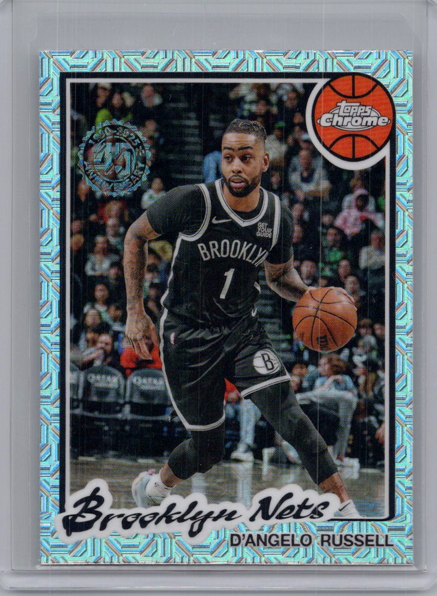 2025-26 Topps #TC-DR D'Angelo Russell 1980-81 Topps Chrome Basketball Brooklyn Nets