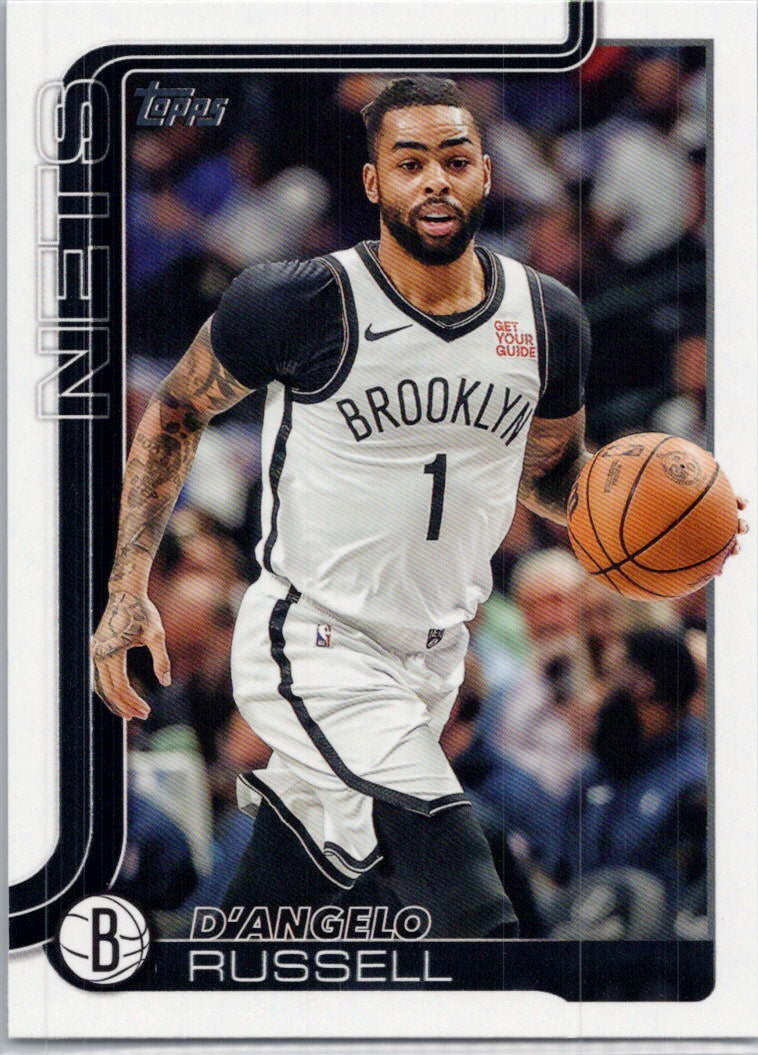2025-26 Topps #8 D'Angelo Russell Brooklyn Nets