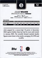 2025-26 Topps #12 Jalen Wilson Brooklyn Nets