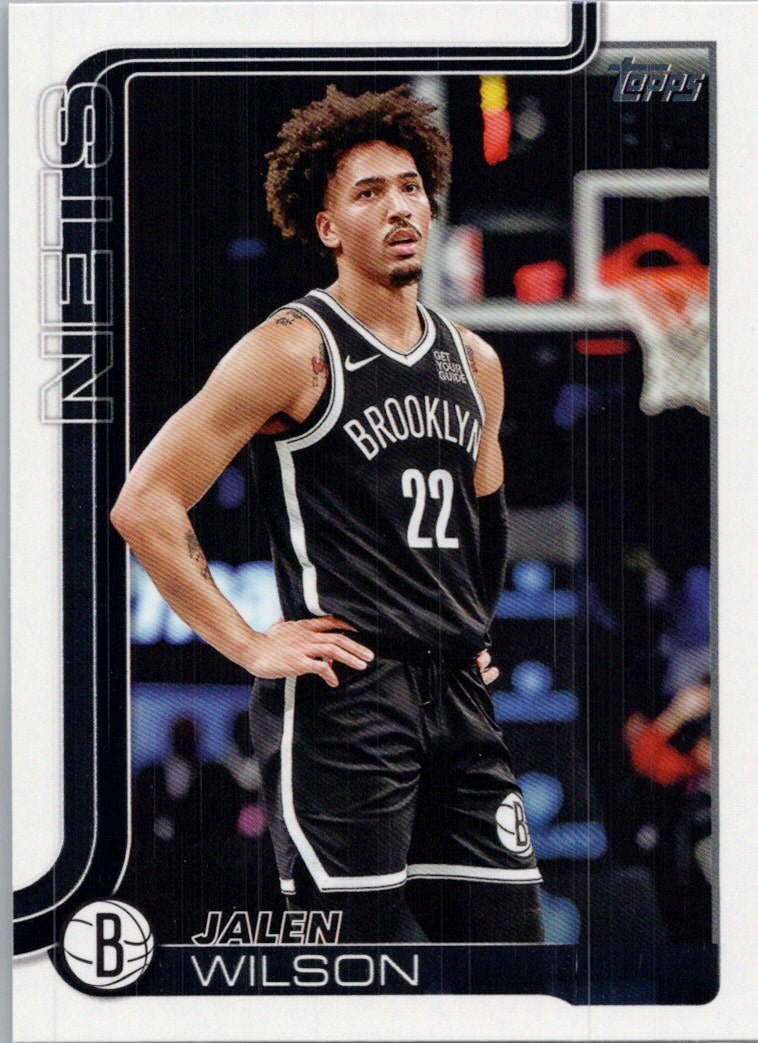 2025-26 Topps #12 Jalen Wilson Brooklyn Nets