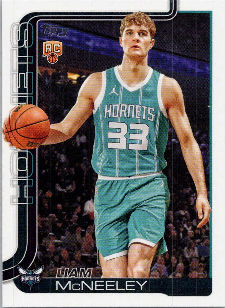 2025-26 Topps #229 Liam McNeeley Charlotte Hornets