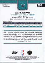 2025-26 Topps #204 Kon Knueppel Charlotte Hornets