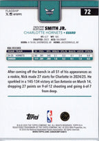 2025-26 Topps #72 Nick Smith Jr. Charlotte Hornets