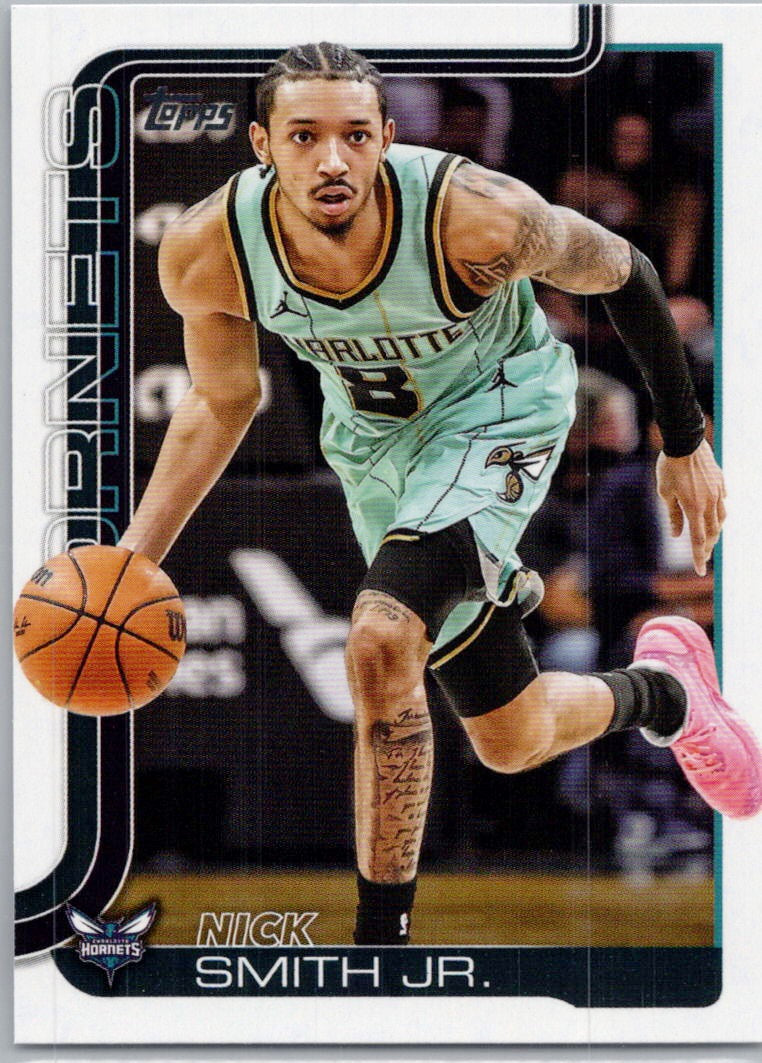 2025-26 Topps #72 Nick Smith Jr. Charlotte Hornets