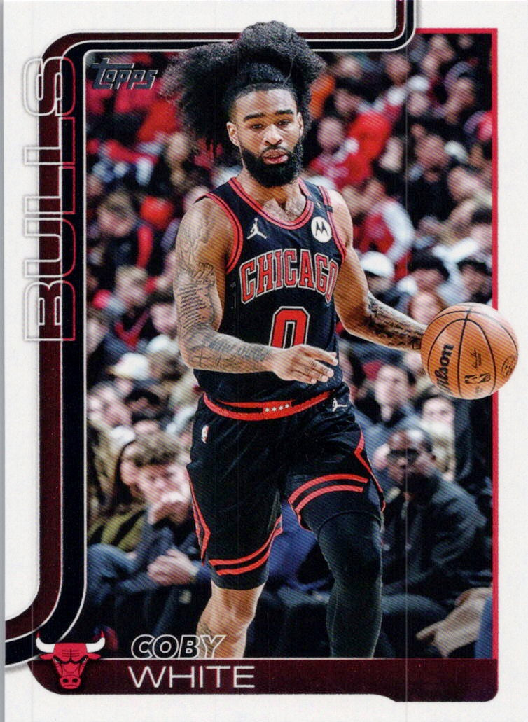 2025-26 Topps #34 Coby White Chicago Bulls