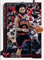 2025-26 Topps #34 Coby White Chicago Bulls