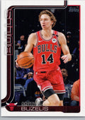 2025-26 Topps #37 Matas Buzelis Chicago Bulls
