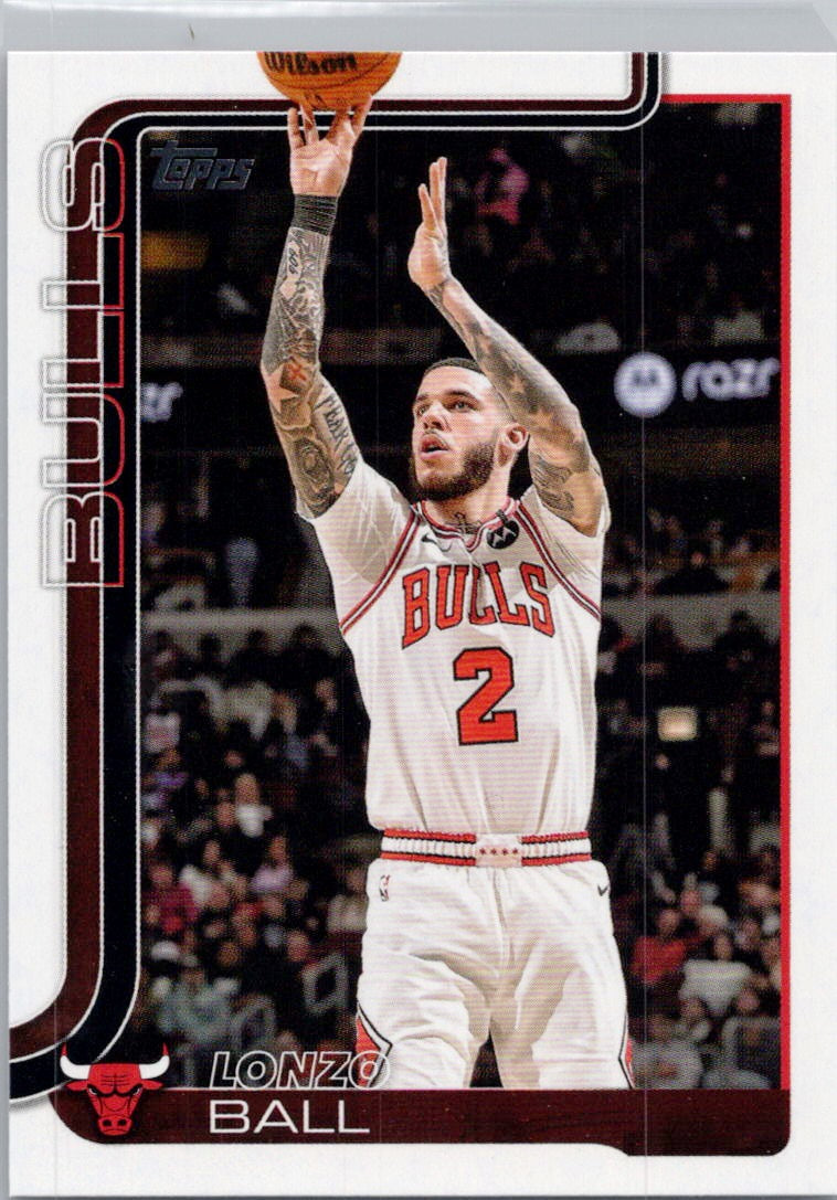 2025-26 Topps #39 Lonzo Ball Chicago Bulls