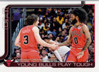 2025-26 Topps #277 Windy City Wonder: Young Bulls Play Tough Chicago Bulls