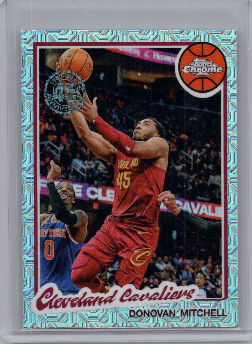 2025-26 Topps #TC-DM Donovan Mitchell 1980-81 Topps Chrome Basketball Cleveland Cavaliers