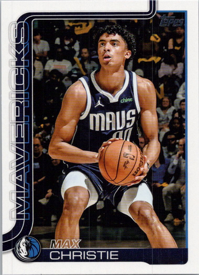 2025-26 Topps #174 Max Christie Dallas Mavericks