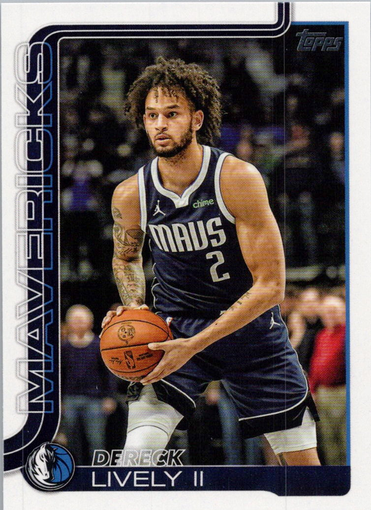 2025-26 Topps #172 Dereck Lively II Dallas Mavericks