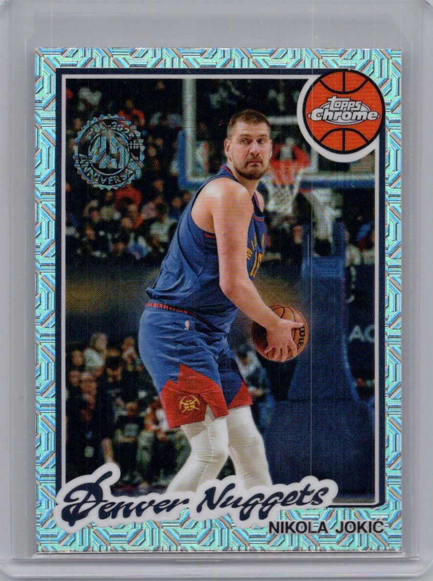 2025-26 Topps #TC-NJ Nikola Jokić 1980-81 Topps Chrome Basketball Denver Nuggets