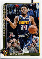 2025-26 Topps #107 Jalen Pickett Denver Nuggets