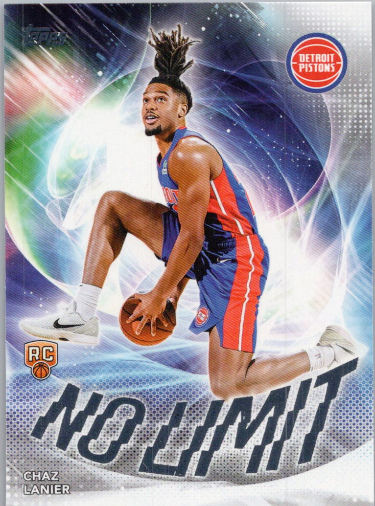 2025-26 Topps #NL-37 Chaz Lanier No Limit Detroit Pistons