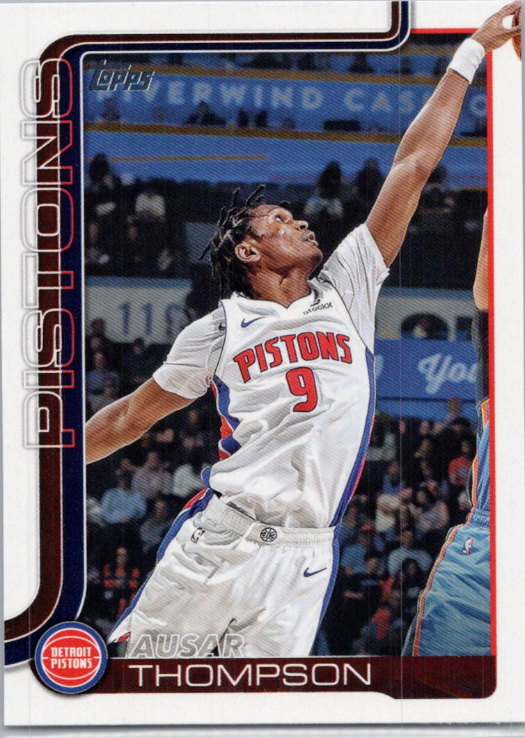 2025-26 Topps #44 Ausar Thompson Detroit Pistons