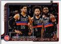 2025-26 Topps #279 Pistons Rain 3 Pointers: Pistons Shoot Lights Out Detroit Pistons