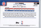 2025-26 Topps #269 Isiah Thomas Detroit Pistons
