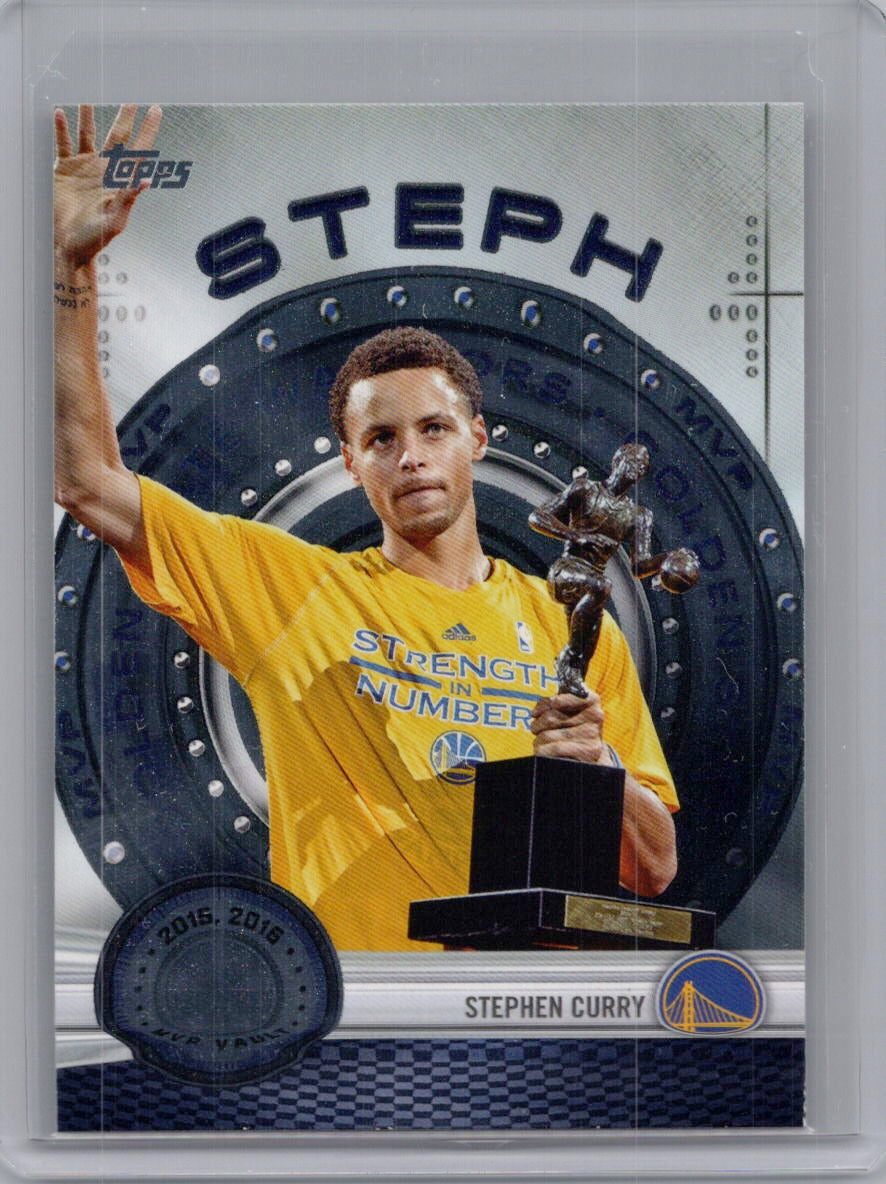 2025-26 Topps #MVP-6 Stephen Curry MVP Vault Golden State Warriors