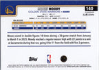 2025-26 Topps #140 Moses Moody Golden State Warriors