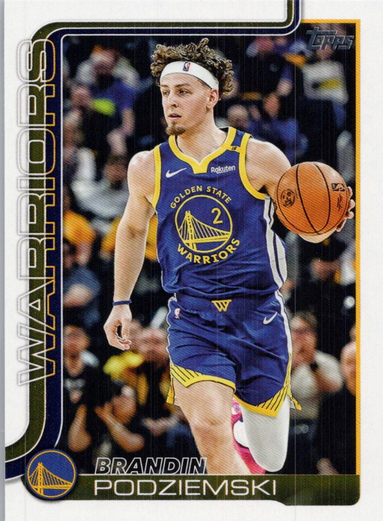 2025-26 Topps #141 Brandin Podziemski Golden State Warriors