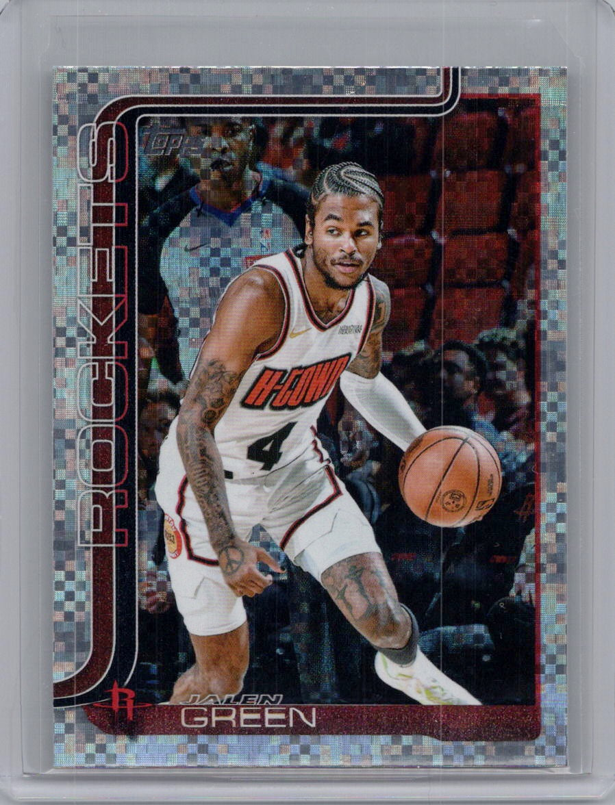2025-26 Topps #175 Jalen Green Victory SSP Houston Rockets