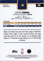 2025-26 Topps #49 Myles Turner Indiana Pacers