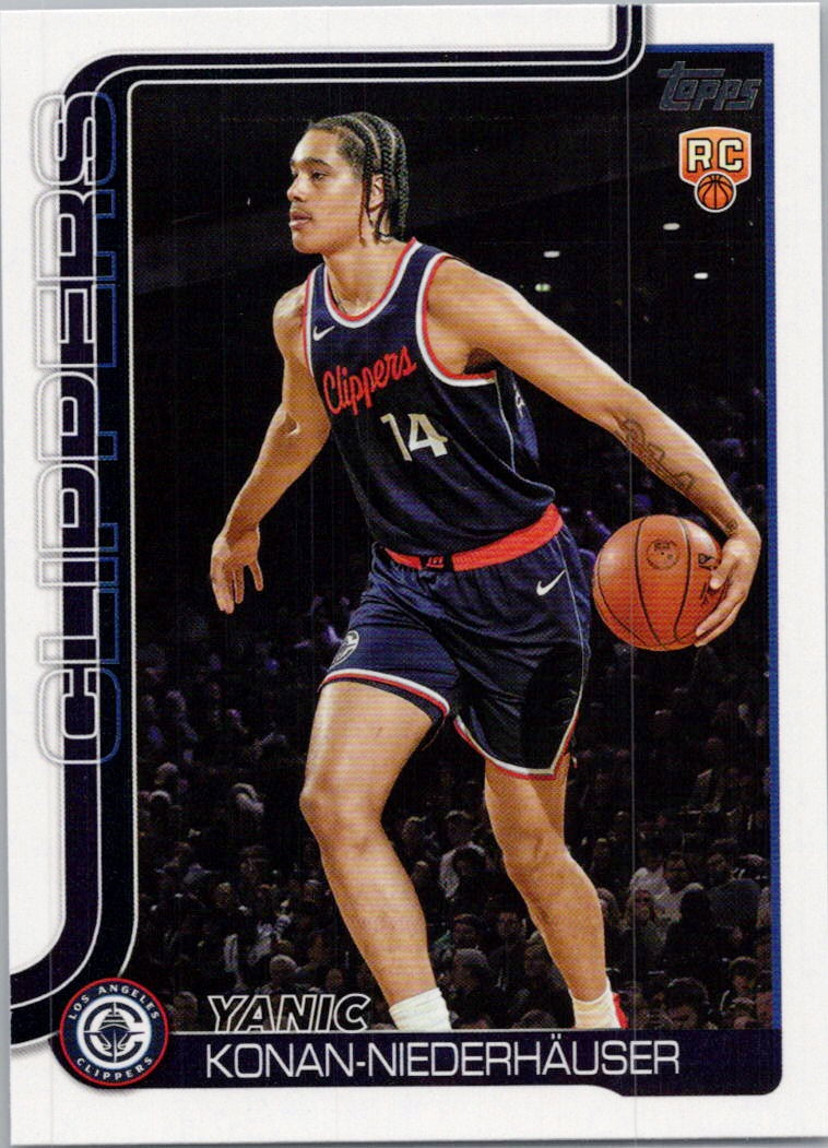 2025-26 Topps #230 Yanic Konan-Niederhäuser Los Angeles Clippers
