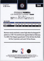 2025-26 Topps #144 Norman Powell Los Angeles Clippers