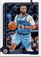 2025-26 Topps #144 Norman Powell Los Angeles Clippers