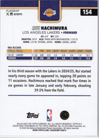 2025-26 Topps #154 Rui Hachimura Los Angeles Lakers