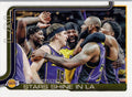 2025-26 Topps #293 Showtime!: Stars Shine in Los Angeles Lakers