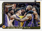 2025-26 Topps #293 Showtime!: Stars Shine in Los Angeles Lakers