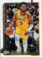 2025-26 Topps #152 Bronny James Jr. Los Angeles Lakers