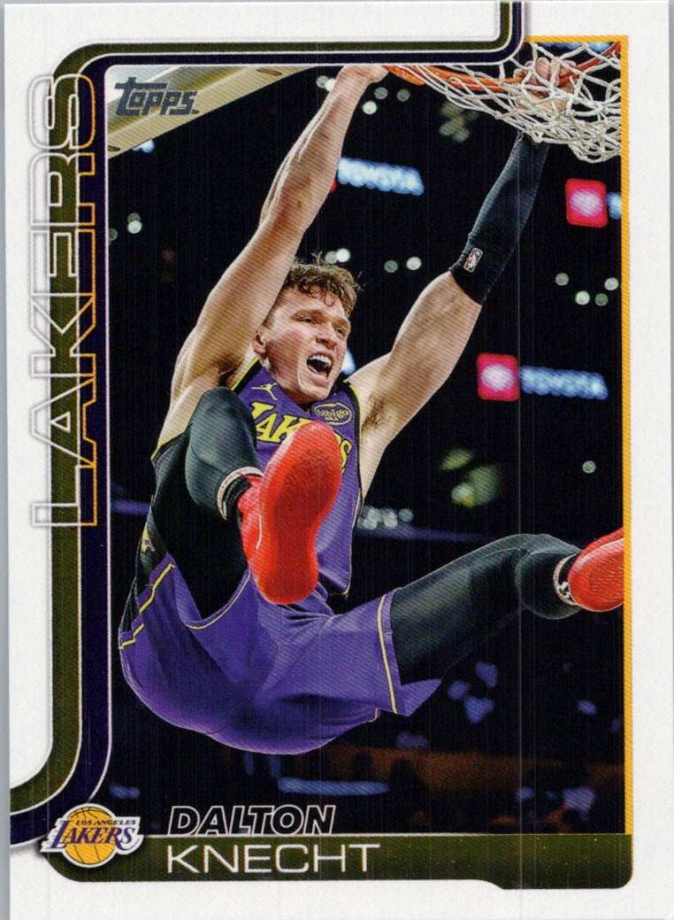 2025-26 Topps #153 Dalton Knecht Los Angeles Lakers