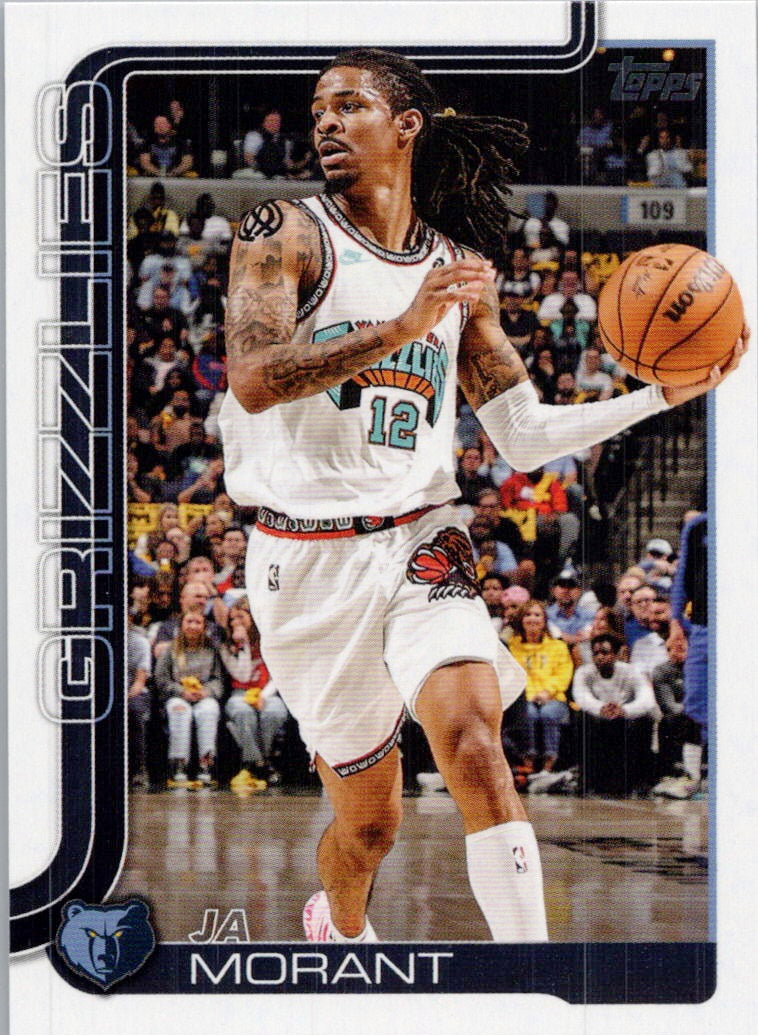 2025-26 Topps #182 Ja Morant Memphis Grizzlies