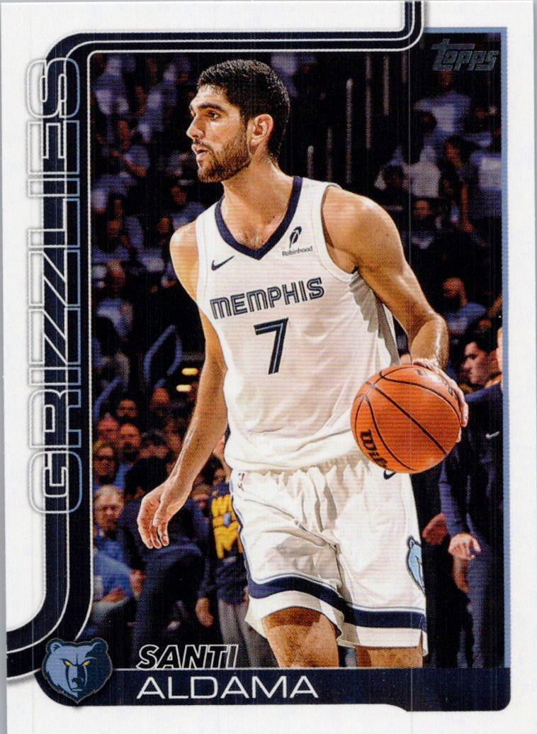 2025-26 Topps #187 Santi Aldama Memphis Grizzlies