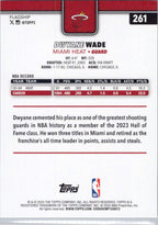 2025-26 Topps #261 Dwyane Wade Miami Heat