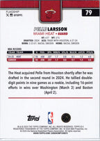 2025-26 Topps #79 Pelle Larsson Miami Heat