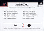 2025-26 Topps #284 Heat Catch Fire: South Beach Pair Sizzle Miami Heat