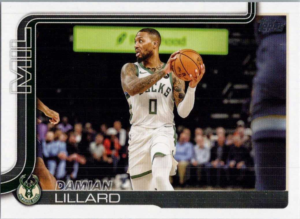 2025-26 Topps #55 Damian Lillard Milwaukee Bucks