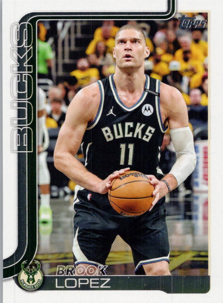 2025-26 Topps #58 Brook Lopez Milwaukee Bucks