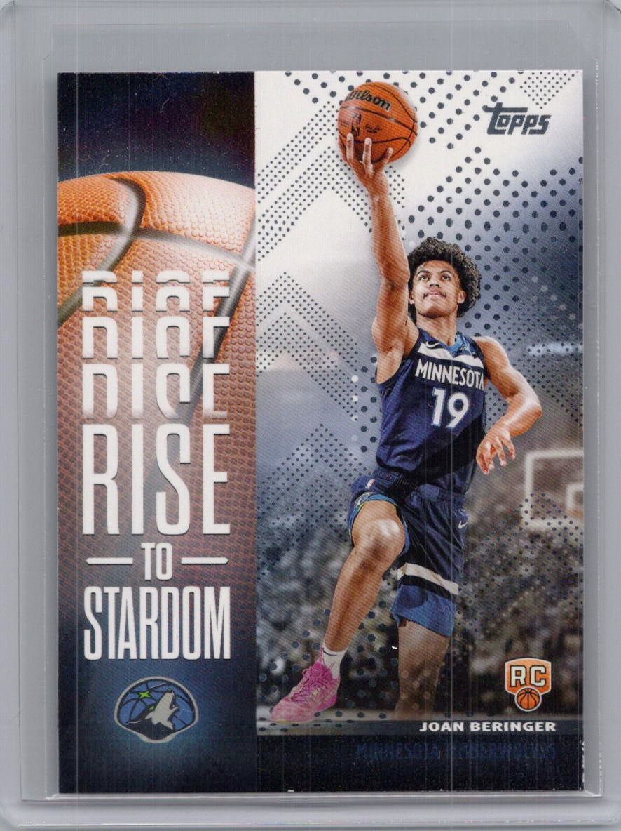 2025-26 Topps #RTS-17 Joan Beringer Rise to Stardom Minnesota Timberwolves