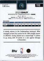 2025-26 Topps #112 Mike Conley Minnesota Timberwolves