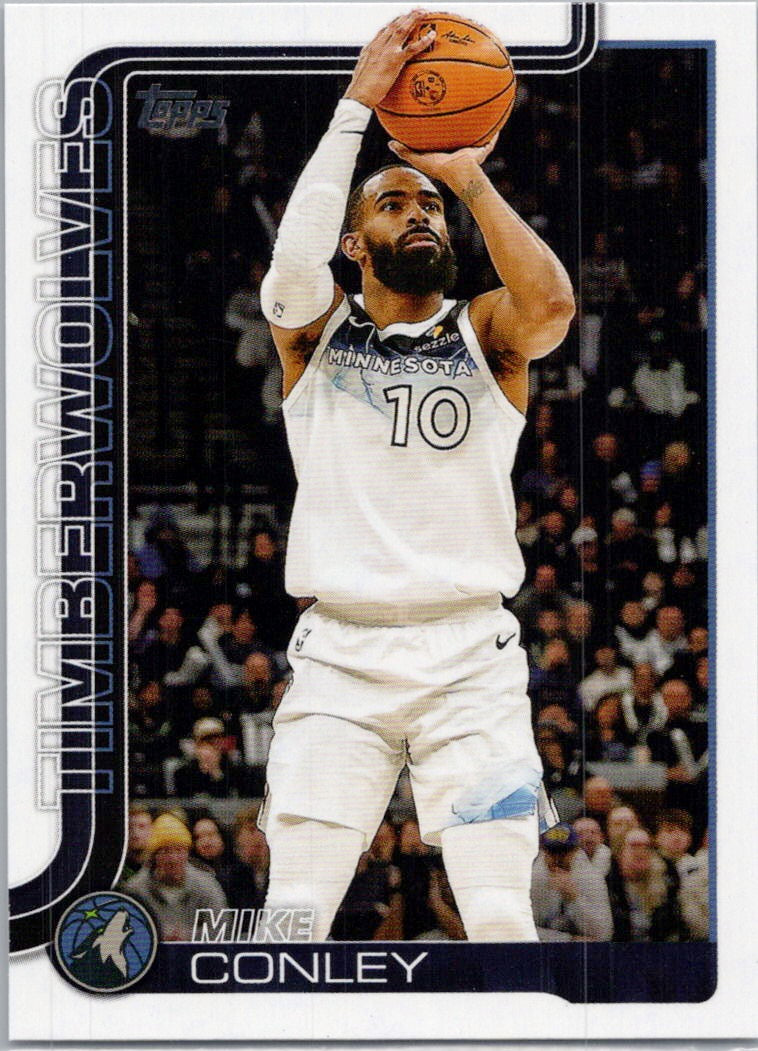 2025-26 Topps #112 Mike Conley Minnesota Timberwolves