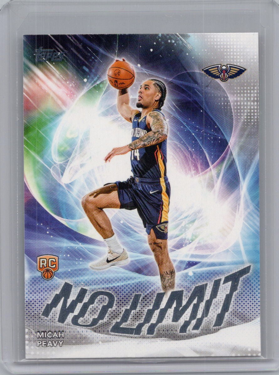 2025-26 Topps #NL-39 Micah Peavy No Limit New Orleans Pelicans