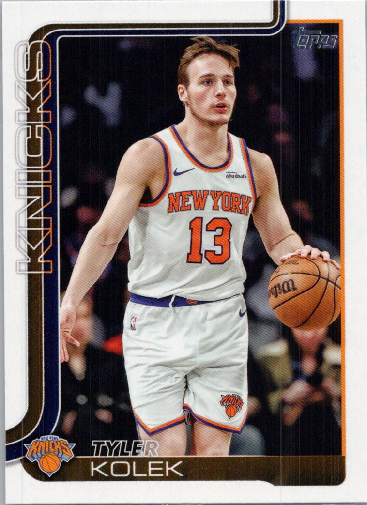 2025-26 Topps #20 Tyler Kolek New York Knicks