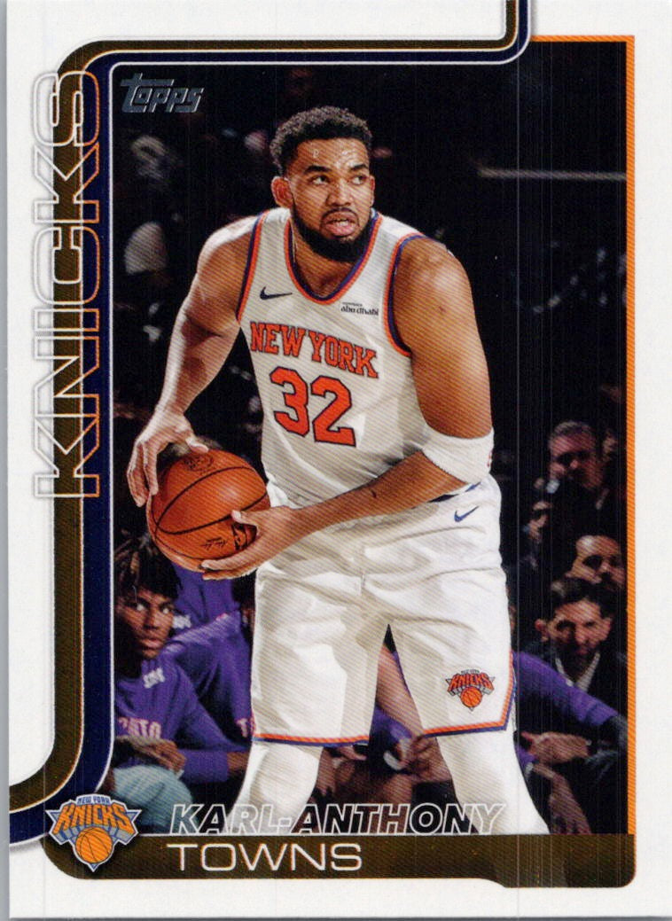 2025-26 Topps #19 Karl-Anthony Towns New York Knicks