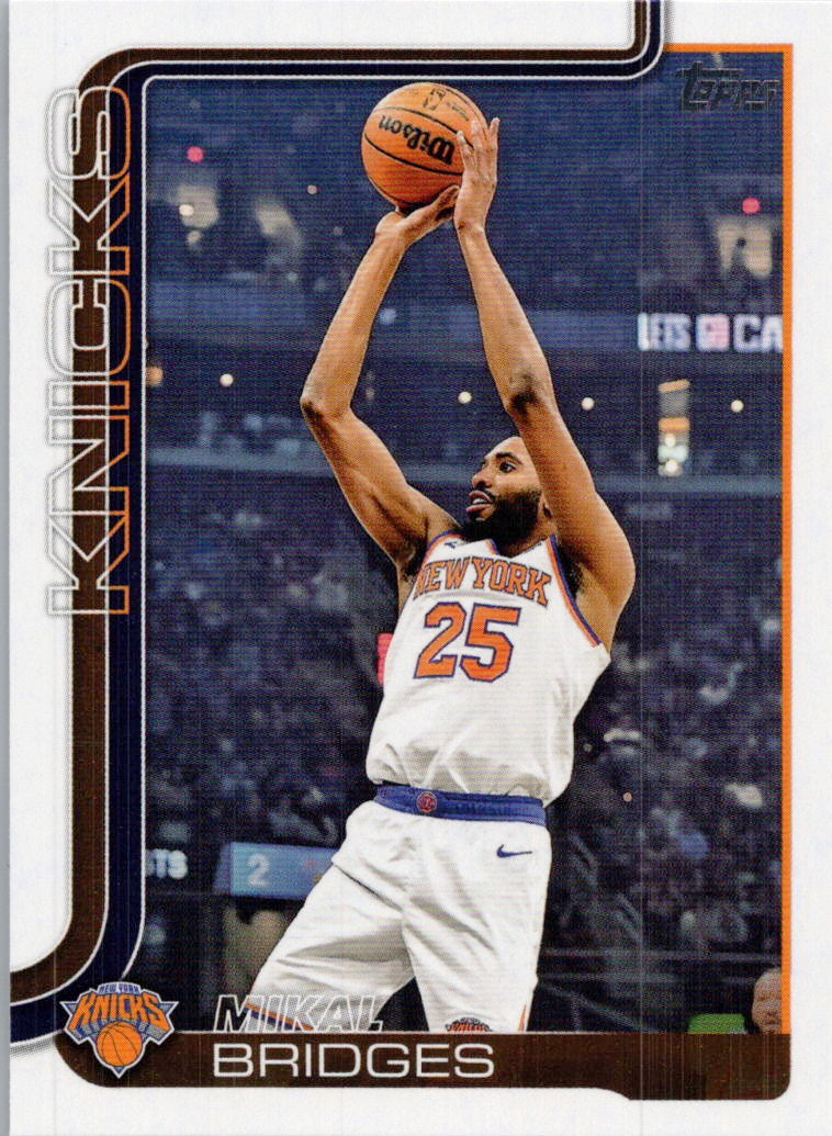2025-26 Topps #18 Mikal Bridges New York Knicks